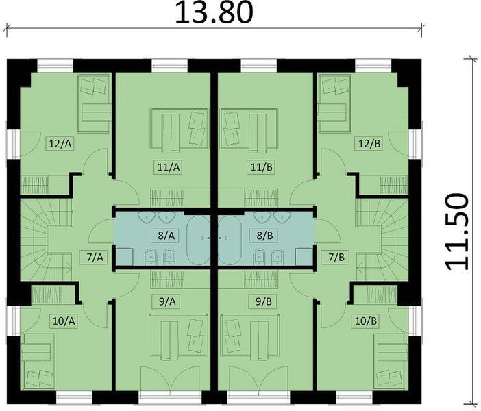 Piętro 1 projektu KA154