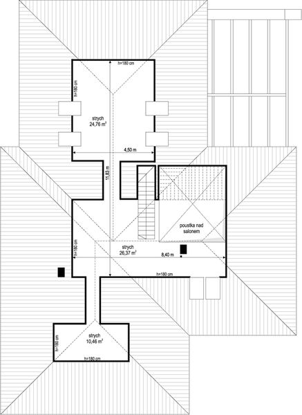 Poddasze projektu Hiacynt 5