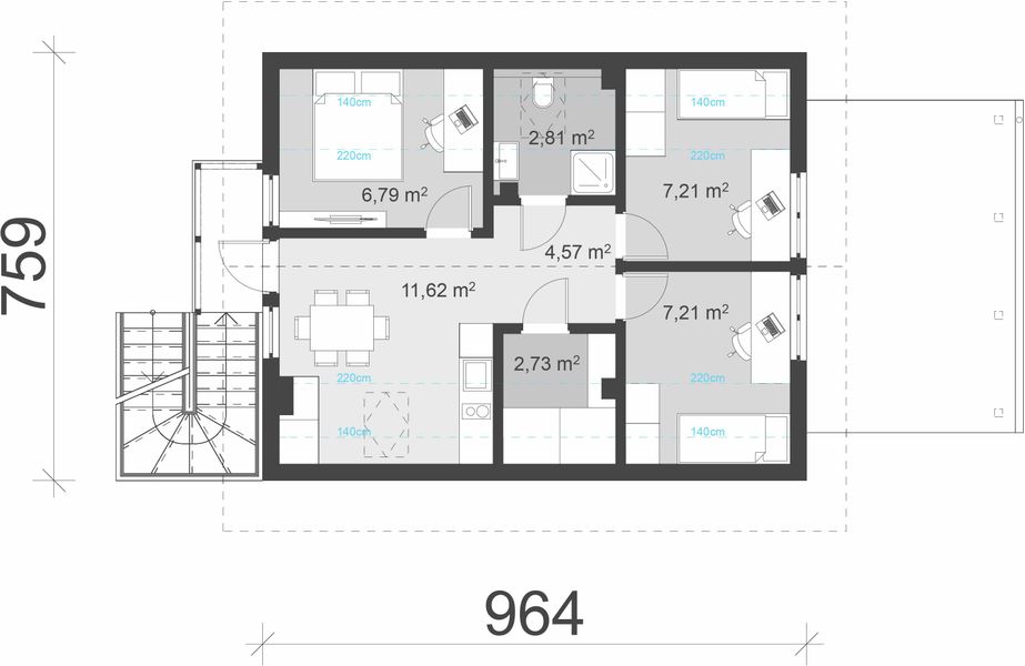 Poddasze projektu uA198