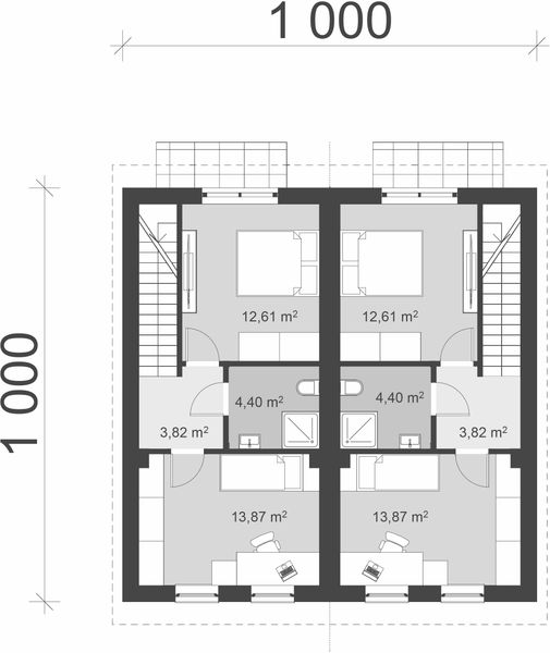 Piętro 1 projektu uA212