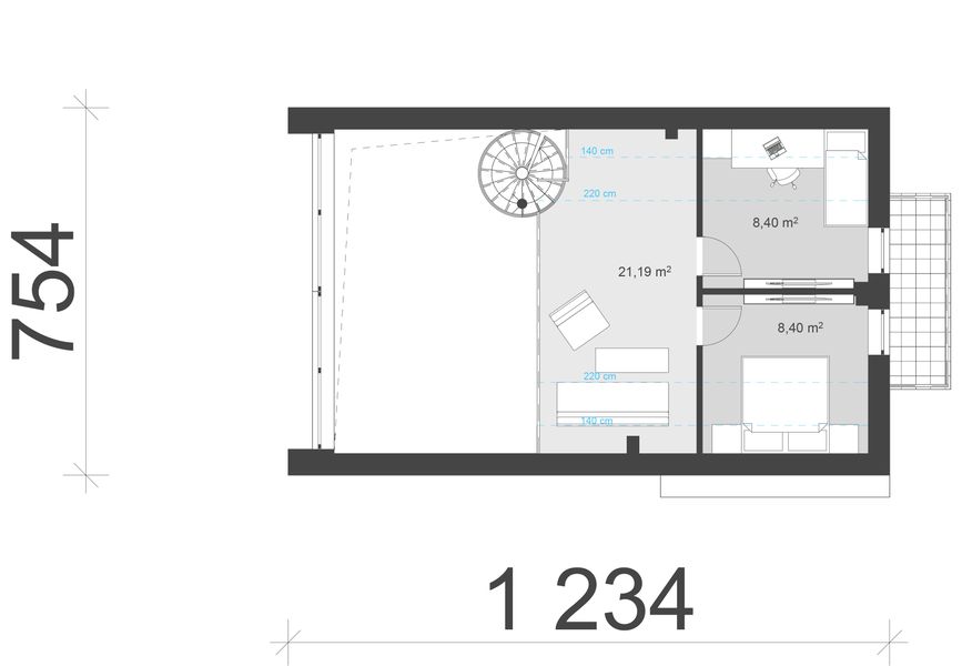 Poddasze projektu uA171