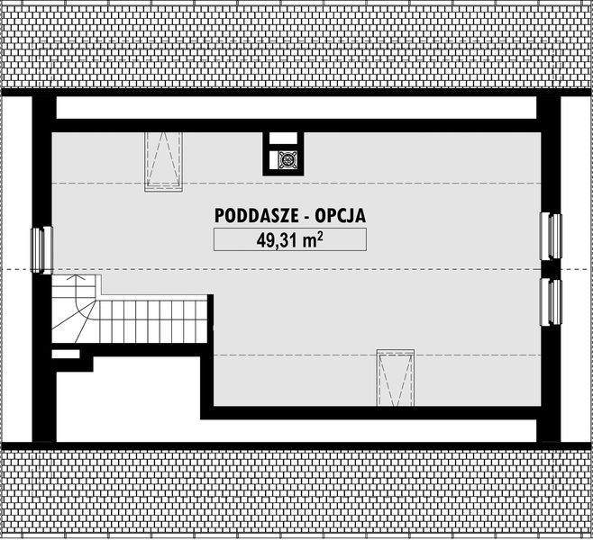 Poddasze projektu E-272