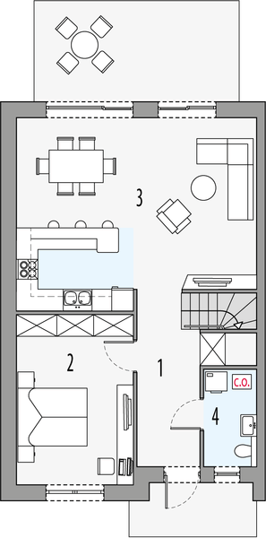 Parter projektu Norbert 2 - segment lewy