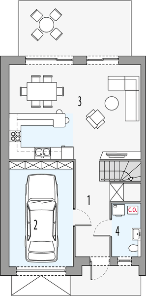 Parter projektu Norbert 1 - segment lewy