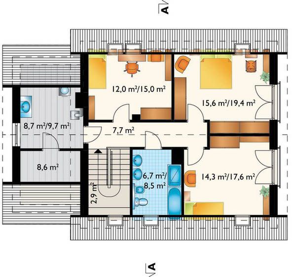 Poddasze projektu Bartek (1709)