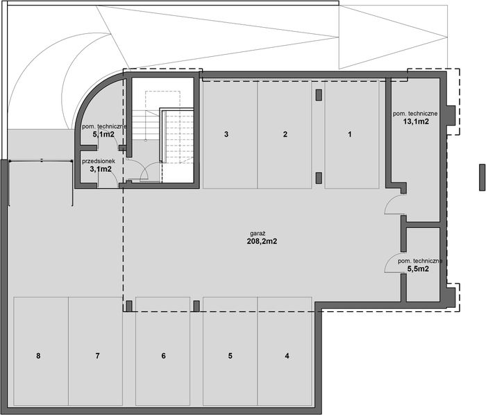 Piwnica projektu MJS-U2