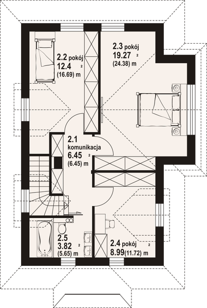 Poddasze projektu Rytowo dw 7