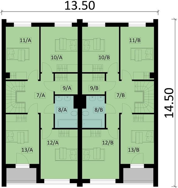 Piętro 1 projektu KA207