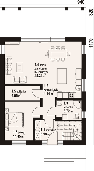 Parter projektu Grochów 1m