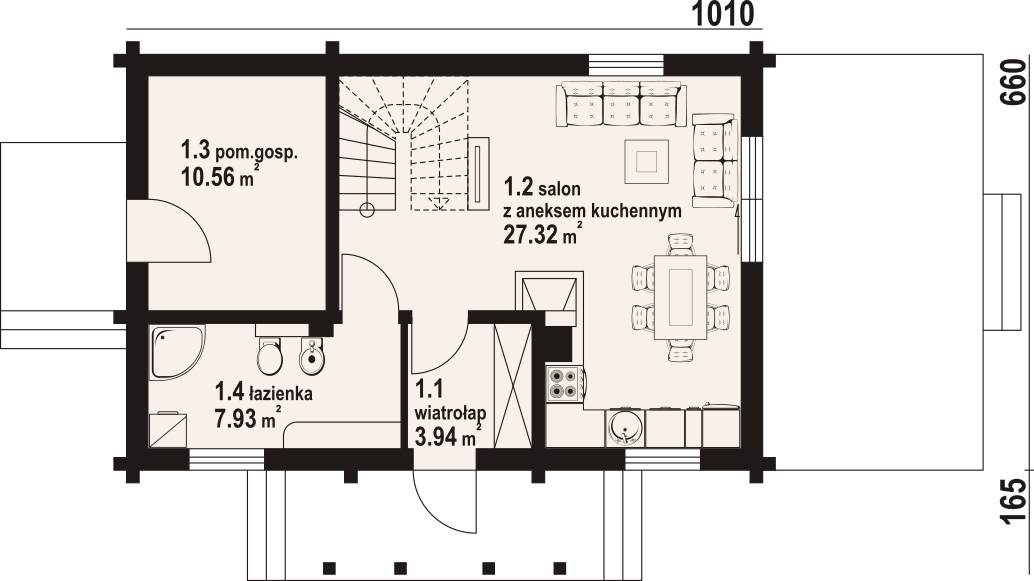 Parter projektu Zawoja 36 dw