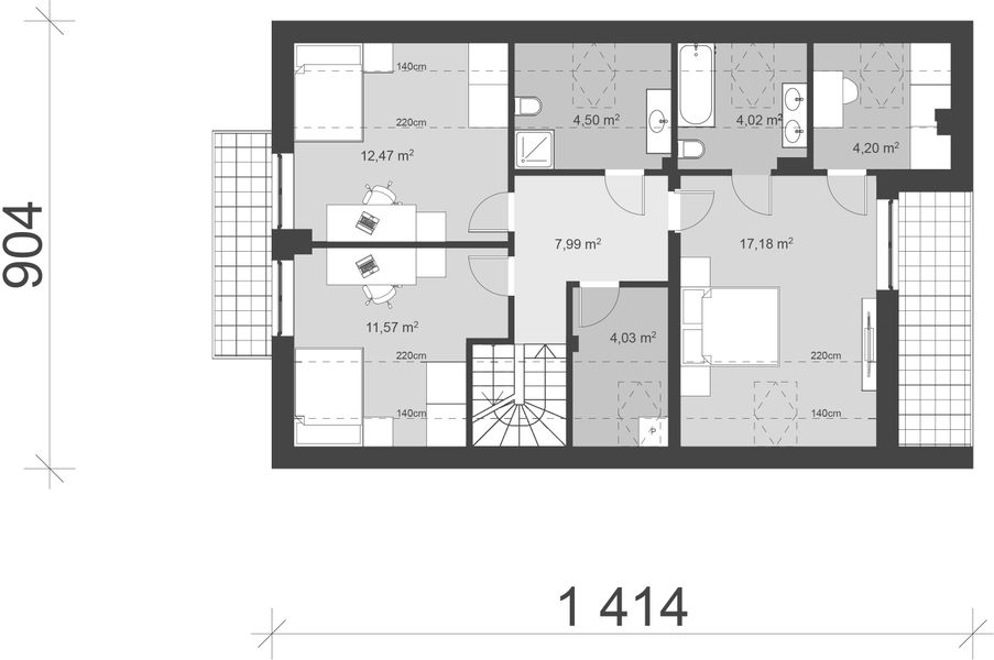Poddasze projektu uA34v3