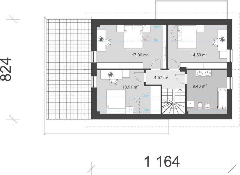 Poddasze projektu uA34v4