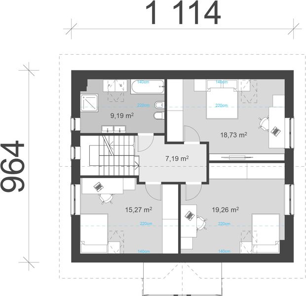 Poddasze projektu uA204