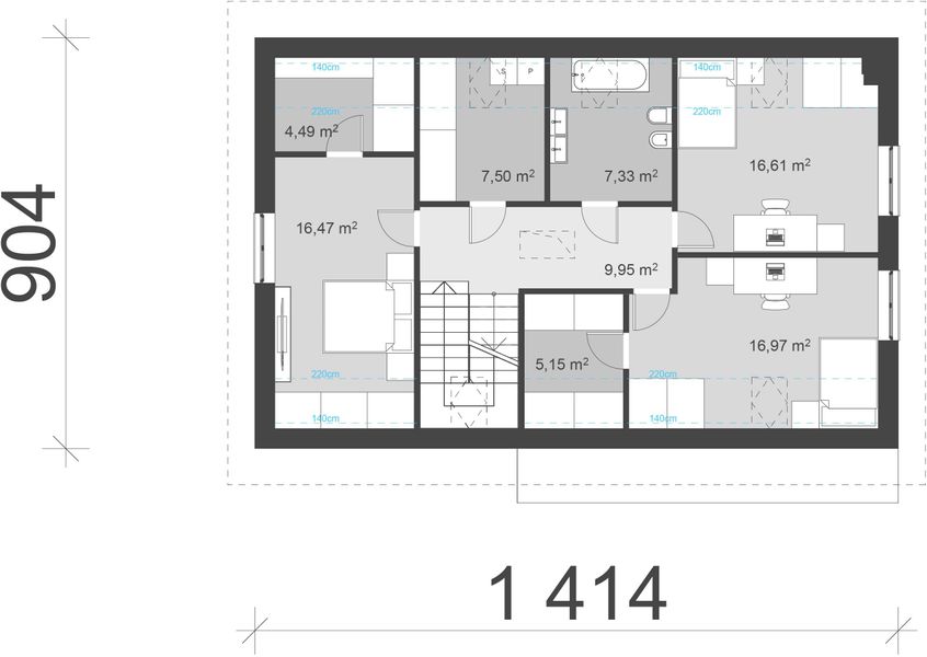 Poddasze projektu uA207