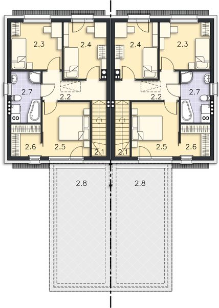 Piętro 1 projektu Norwich II LMBL41A
