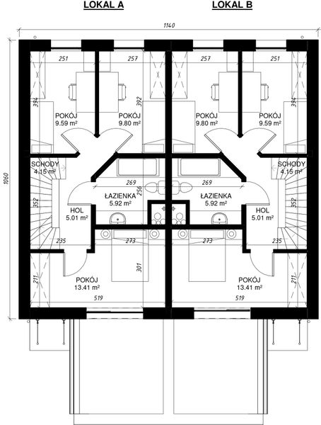 Piętro 1 projektu JB59