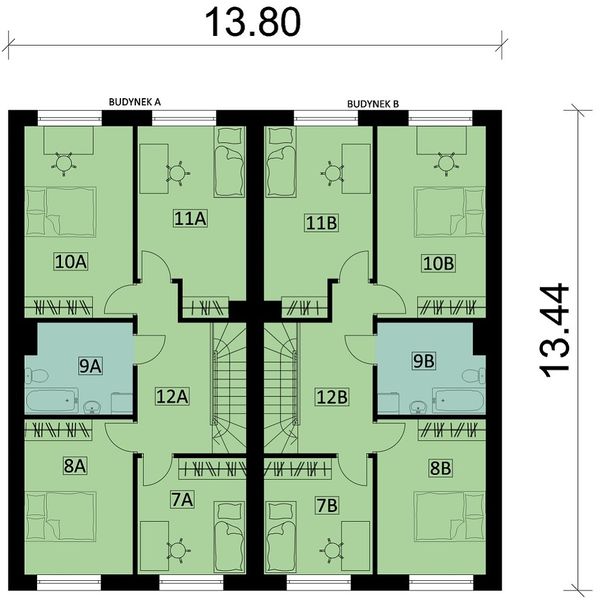 Piętro 1 projektu KA145