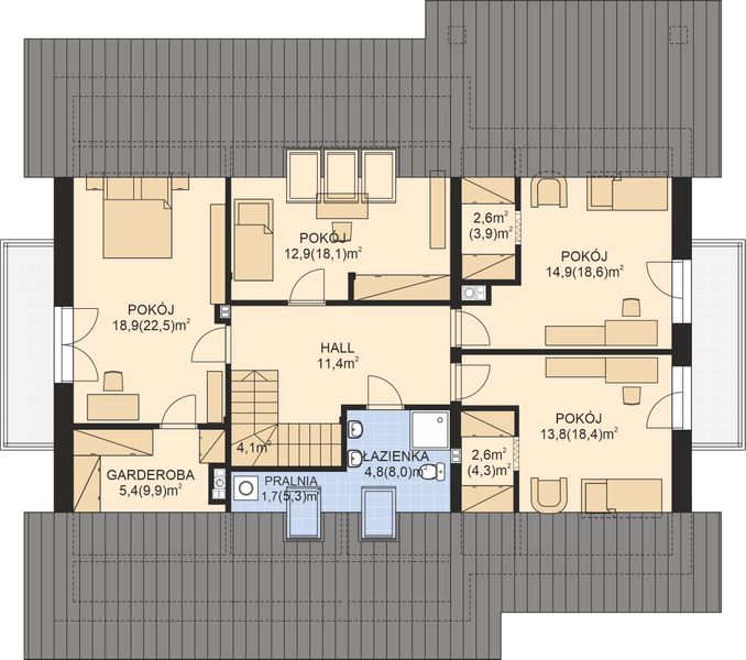 Poddasze projektu APS 326