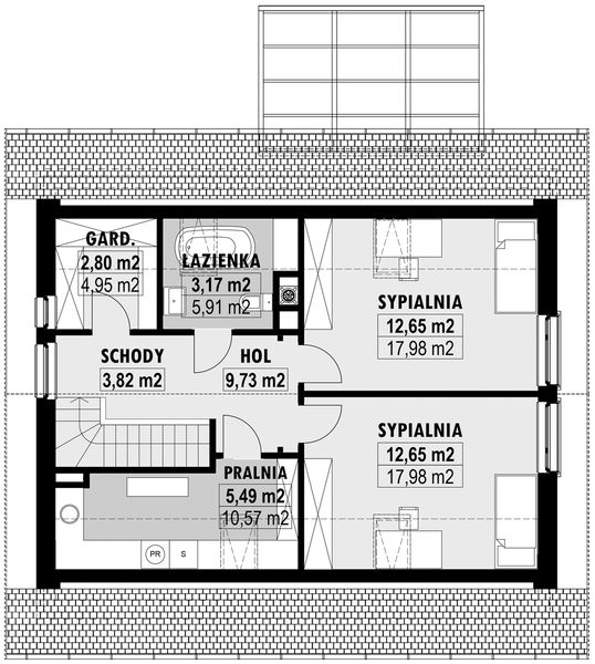 Poddasze projektu E-273