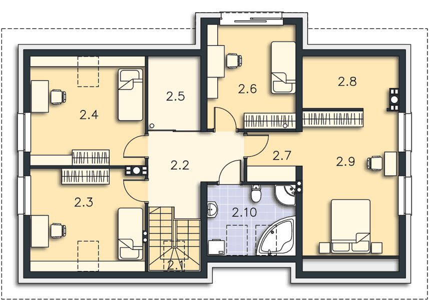 Poddasze projektu Oxford LMP319
