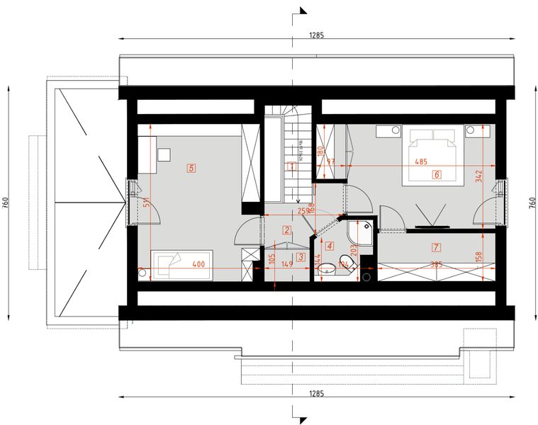 Poddasze projektu D321
