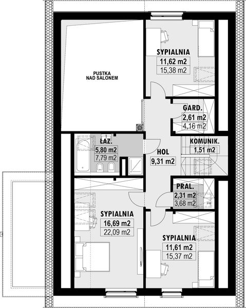 Poddasze projektu E-265a