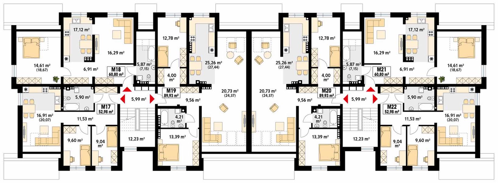 Piętro 2 projektu Akant 5