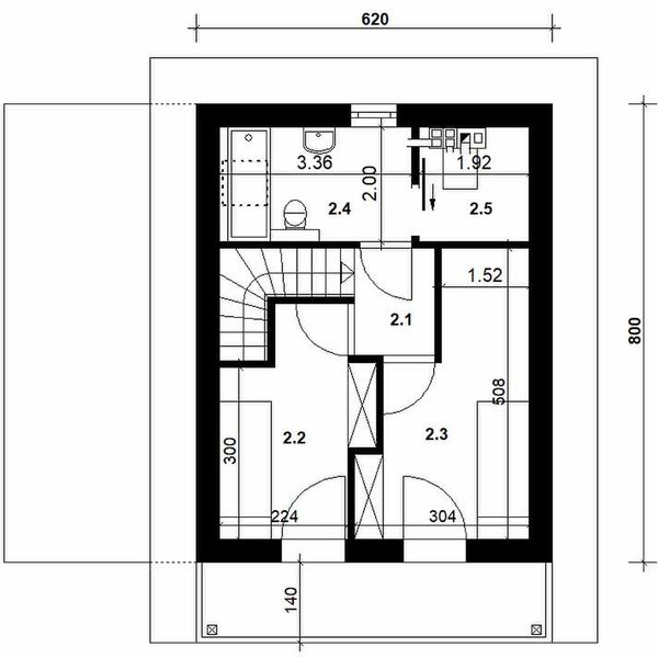 Poddasze projektu Relaks 1