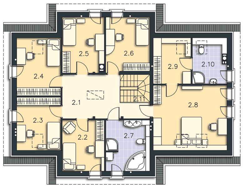 Poddasze projektu Halifax II LMP163A