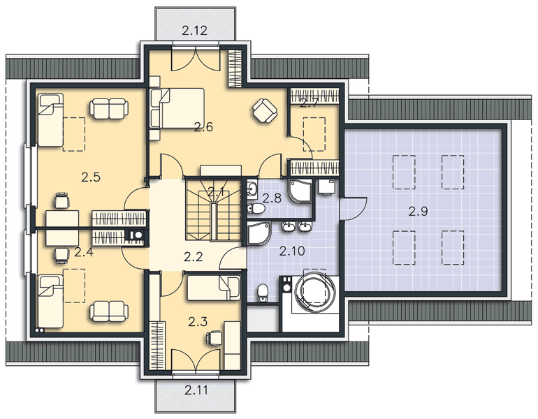 Poddasze projektu Toronto III LMP232B