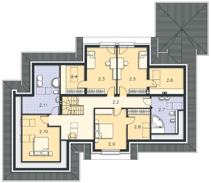 Poddasze projektu Pescara DCP338
