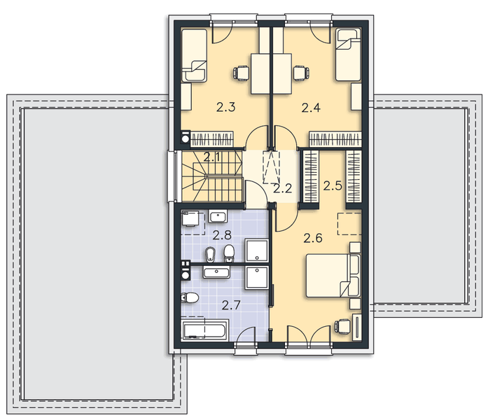 Poddasze projektu Matera DCP367