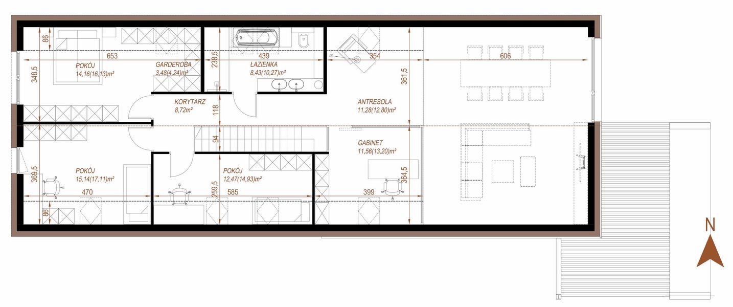 Poddasze projektu House x35