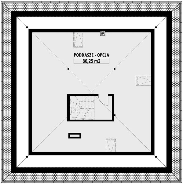 Poddasze projektu E-268