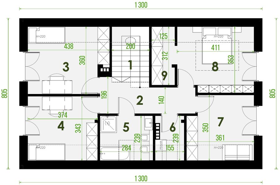 Poddasze projektu PióroArchitekci – 17