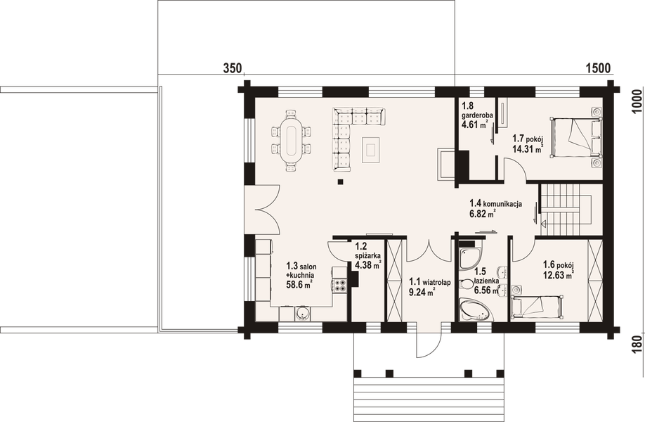 Parter projektu Osakowo 19 dw