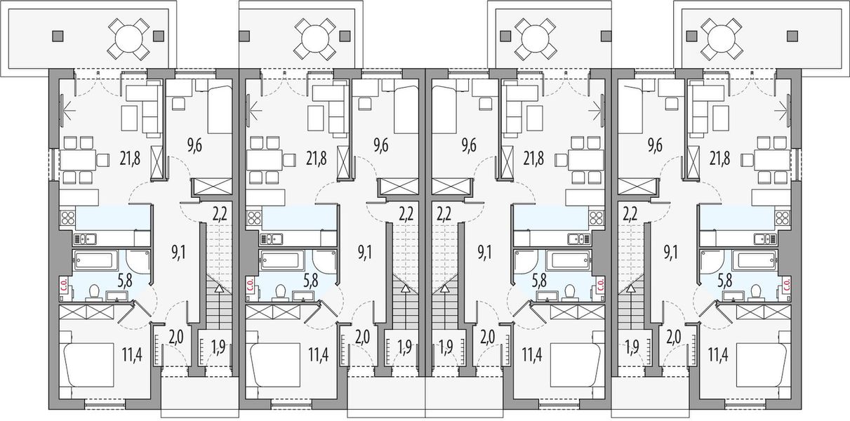 Parter projektu Paweł i gaweł 2a - szereg l+s+sl+ll