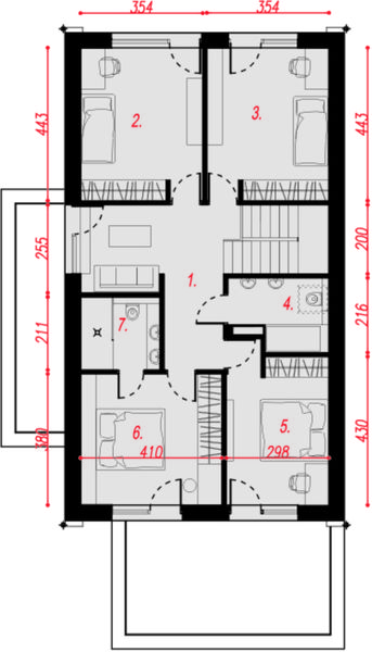 Poddasze projektu Senimona 10