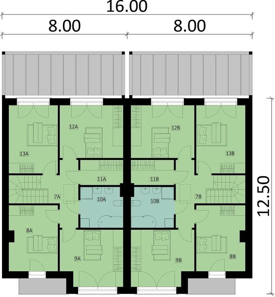 Piętro 1 projektu Ka123 war.1