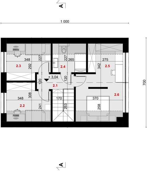 Poddasze projektu Sej-pro 019 energo