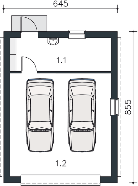 Parter projektu Garaż G27