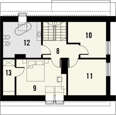 Poddasze projektu Melonik 3
