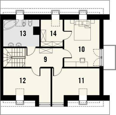 Poddasze projektu Tetris 4