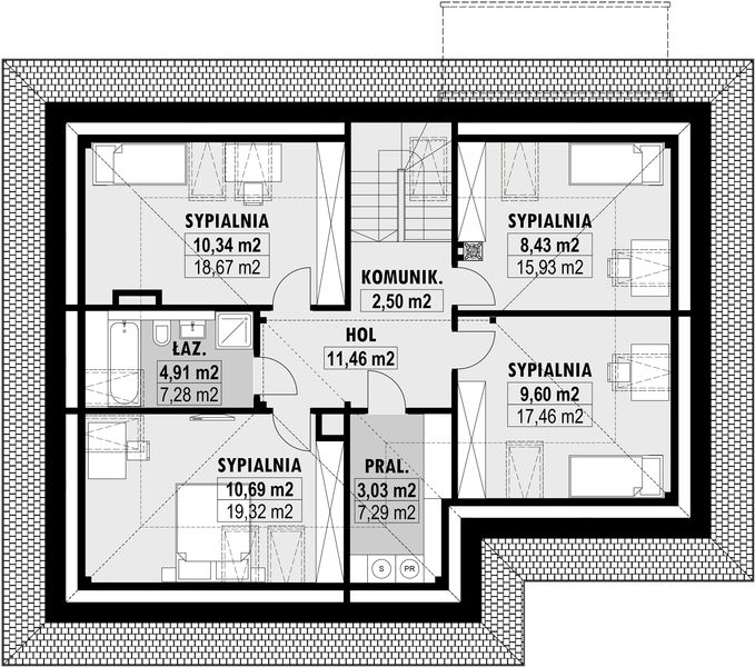 Poddasze projektu E-226a