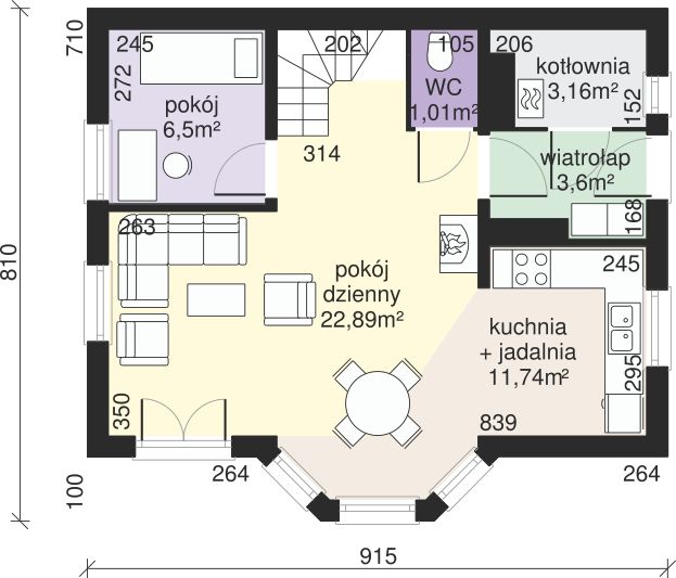 Parter projektu Dom przy Kalinowej 6