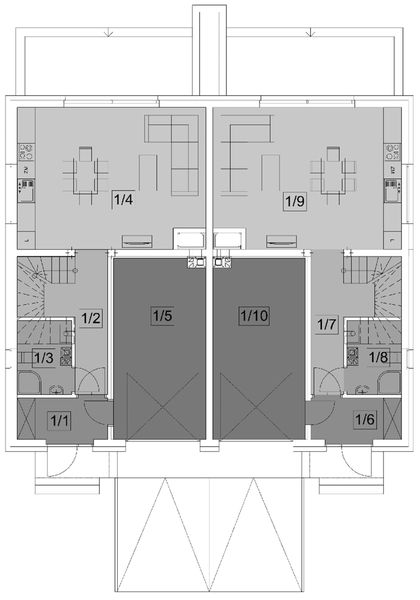 Parter projektu Eco 19 - dwulokalowy
