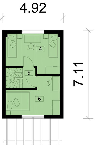 Poddasze projektu KA146 SZ