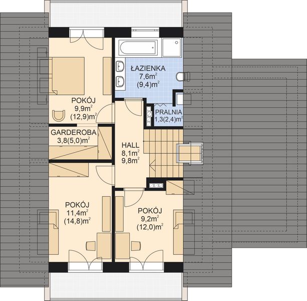 Poddasze projektu APS 227 w2