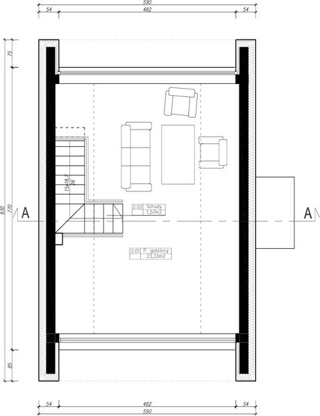 Poddasze projektu Martin