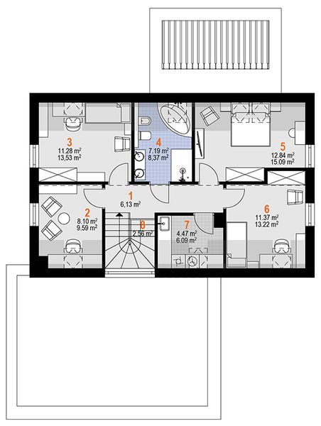 Poddasze projektu Elza (1753)